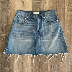 Madewell Denim Jean Skirt